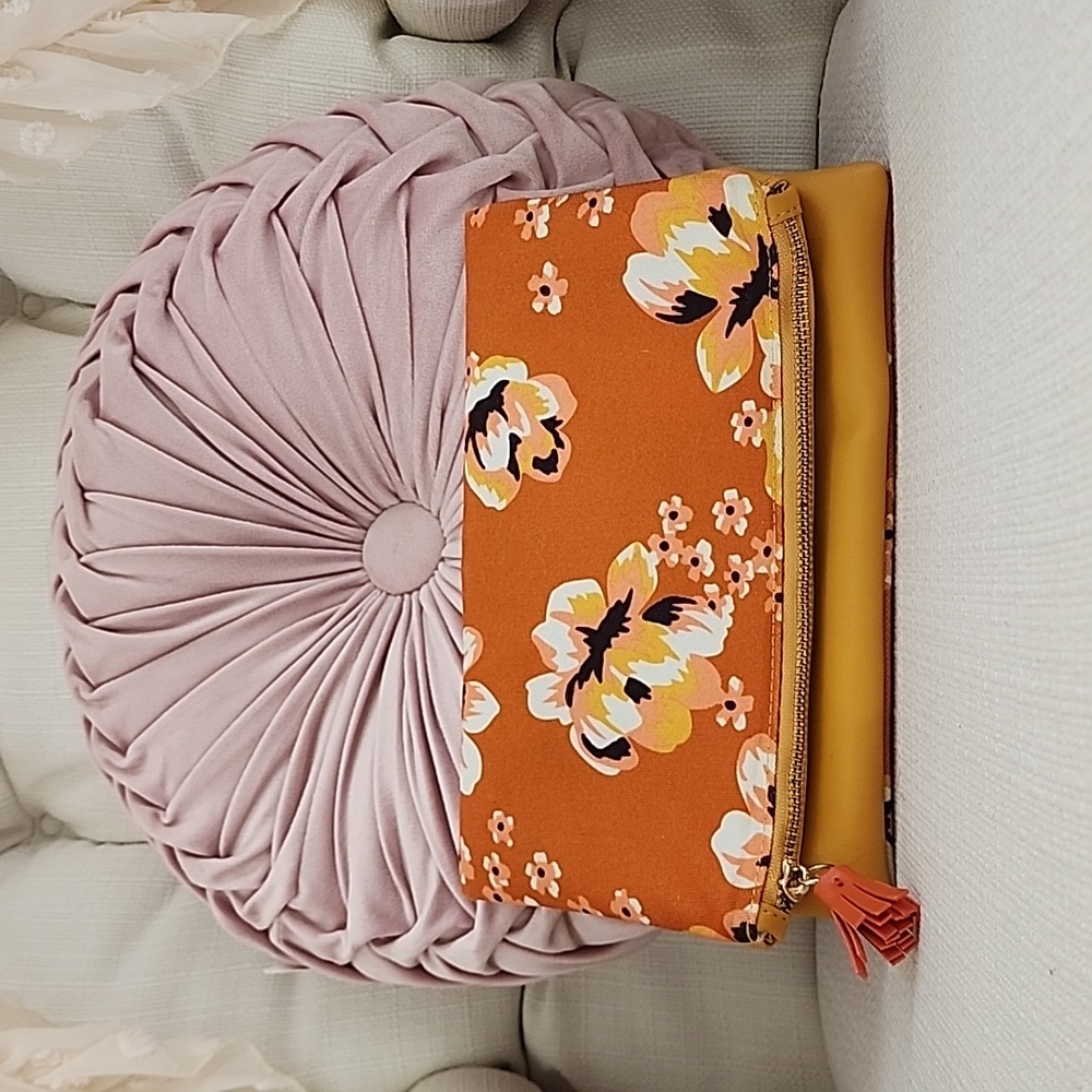 Rachel Pally Foldover Reversible Floral Clutch